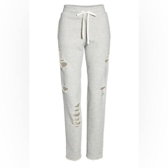 ALO Yoga Ripped Sweatpants - Picture 1 of 12